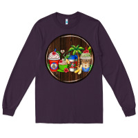 Plum dominican republic coasters Long Sleeve Tee - AdoDesignShop