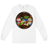 White dominican republic coasters Long Sleeve Tee - AdoDesignShop