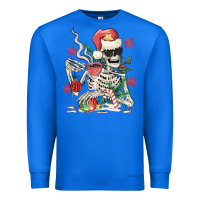 True Royal skeleton santa Premium Sweatshirt - MaliasSmallBusiness