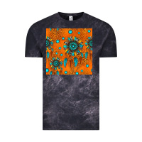Cloud Black western dreamcatchers seamless pattern Vintage Tee - HRA Design Shop