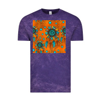 Cloud Purple western dreamcatchers seamless pattern Vintage Tee - HRA Design Shop