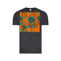 Vintage Black western dreamcatchers seamless pattern Vintage Tee - HRA Design Shop