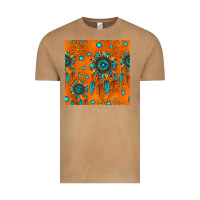 Vintage Camel western dreamcatchers seamless pattern Vintage Tee - HRA Design Shop