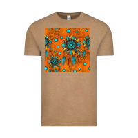 Vintage Coffee western dreamcatchers seamless pattern Vintage Tee - HRA Design Shop