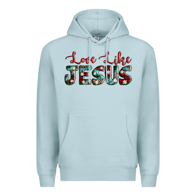 Love Like Jesus Premium Hoodie by AdoDesignShop | Teevron