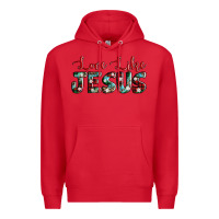 Red love like jesus Premium Hoodie - AdoDesignShop