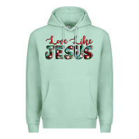 Seafoam love like jesus Premium Hoodie - AdoDesignShop