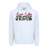 White love like jesus Premium Hoodie - AdoDesignShop