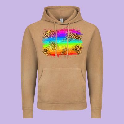 Pride Flag Vintage Hoodie Designed By Zillion Design Studio