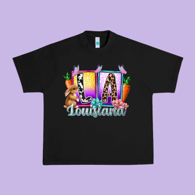 Louisiana Easter Dady Urban Heavy Tee Designed By Racoondesign