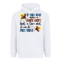 White if god can make a bugs butt light up Heavyweight Hoodie - MaliasSmallBusiness