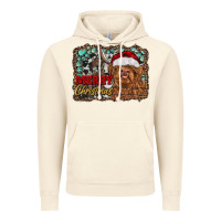 Vintage Artic merry Christmas highland cow Vintage Hoodie - RanaPortraitStore