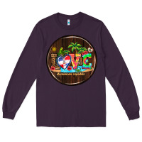Plum dominican republic coasters Long Sleeve Tee - AdoDesignShop