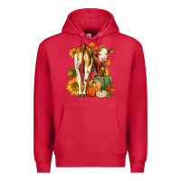 Cardinal Fall Heifer Premium Hoodie - LillyAllenDesigns