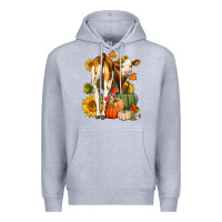 Heather Grey Fall Heifer Premium Hoodie - LillyAllenDesigns