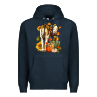 Navy Fall Heifer Premium Hoodie - LillyAllenDesigns
