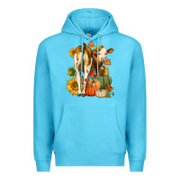 Ocean Blue Fall Heifer Premium Hoodie - LillyAllenDesigns