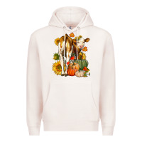 Pale Pink Fall Heifer Premium Hoodie - LillyAllenDesigns
