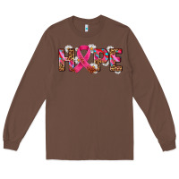 Chestnut hope and cancer ribbon Long Sleeve Tee - AdoDesignShop