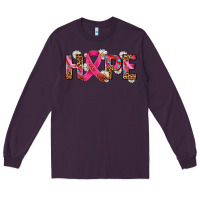 Plum hope and cancer ribbon Long Sleeve Tee - AdoDesignShop