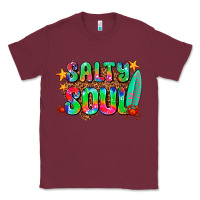 Burgundy salty soul Classic Tee - AdoDesignShop