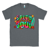 Charcoal Heather salty soul Classic Tee - AdoDesignShop