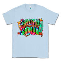 Dusty Blue salty soul Classic Tee - AdoDesignShop
