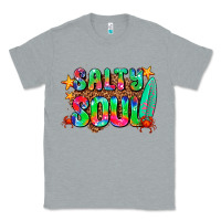 Heather Grey salty soul Classic Tee - AdoDesignShop