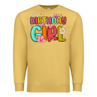Antique Gold birthday girl Premium Sweatshirt - MaliasSmallBusiness