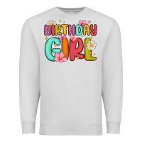 Dove Grey birthday girl Premium Sweatshirt - MaliasSmallBusiness