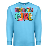Ocean Blue birthday girl Premium Sweatshirt - MaliasSmallBusiness