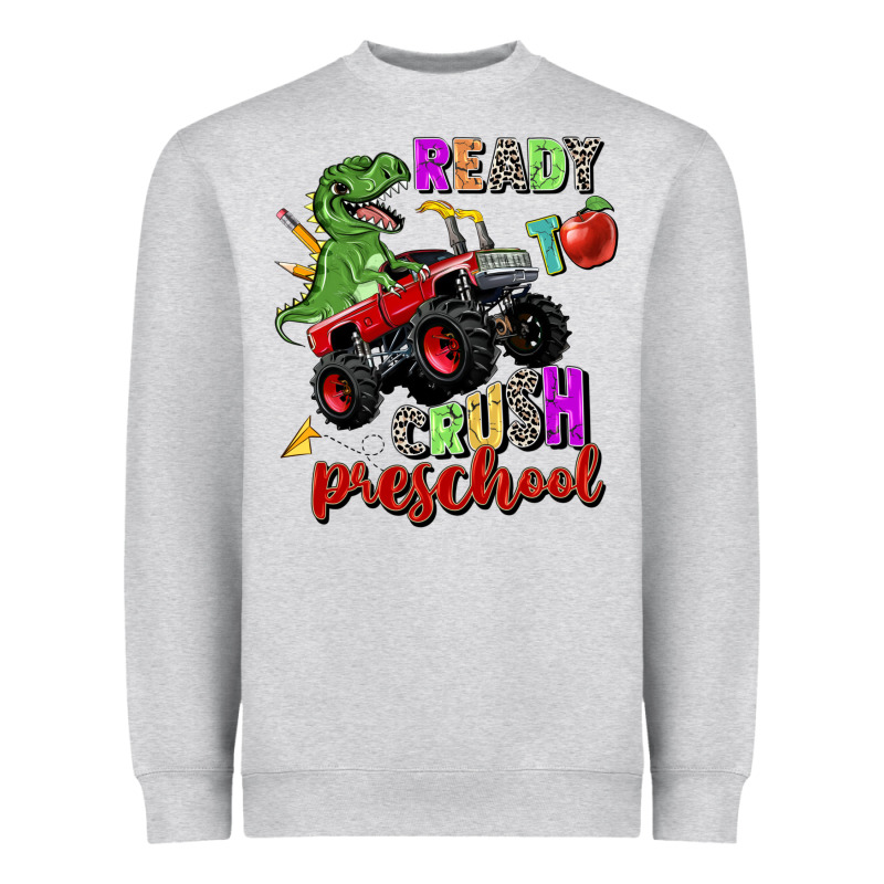 Ready To Crush Preschool Heavyweight Sweatshirt by Zillion Design Studio | Teevron