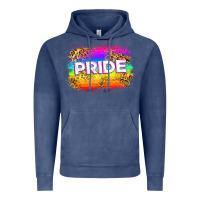 Vintage Denim pride flag Vintage Hoodie - Zillion Design Studio