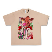 Love Cow Valentine Urban Heavy Tee | Teevron