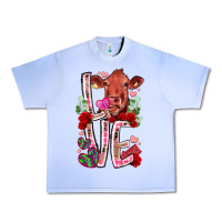 Grape Ice love cow valentine Urban Heavy Tee - RacoonDesign