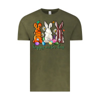 Vintage Olive happy easter day with sports Vintage Tee - Neo Western