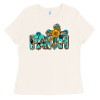 Bone faith with cross ado Ladies Tee - AdoDesignShop