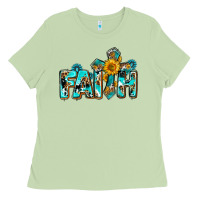 Matcha faith with cross ado Ladies Tee - AdoDesignShop