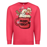 Cardinal merry and bright Premium Sweatshirt - MaliasSmallBusiness