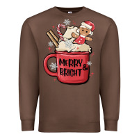 Chestnut merry and bright Premium Sweatshirt - MaliasSmallBusiness