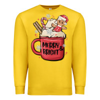 Lemon merry and bright Premium Sweatshirt - MaliasSmallBusiness