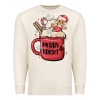 Sandshell merry and bright Premium Sweatshirt - MaliasSmallBusiness