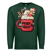 Merry And Bright Premium Sweatshirt | Teevron
