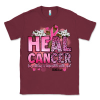 Burgundy heal cancer for nothing is impossible with god luk Classic Tee - Artiststas