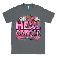 Charcoal Heather heal cancer for nothing is impossible with god luk Classic Tee - Artiststas