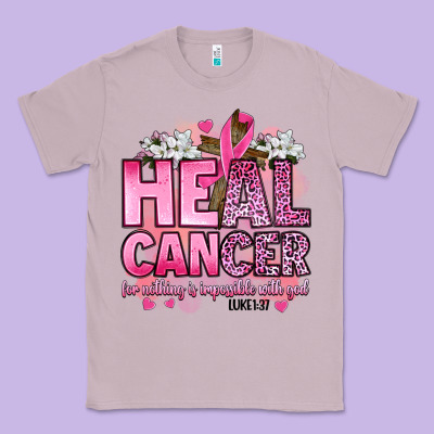 Heal Cancer For Nothing Is Impossible With God Luk Classic Tee Designed By Artiststas