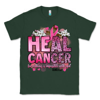 Sports Green heal cancer for nothing is impossible with god luk Classic Tee - Artiststas