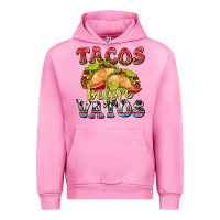Fuchsia Pink Tacos Before Vatos Urban Hoodie - texasbilliewilder