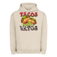 Pigment French Oak Tacos Before Vatos Urban Hoodie - texasbilliewilder
