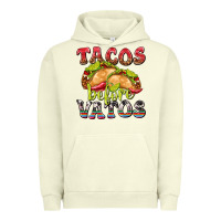 Pigment Pistachio Tacos Before Vatos Urban Hoodie - texasbilliewilder